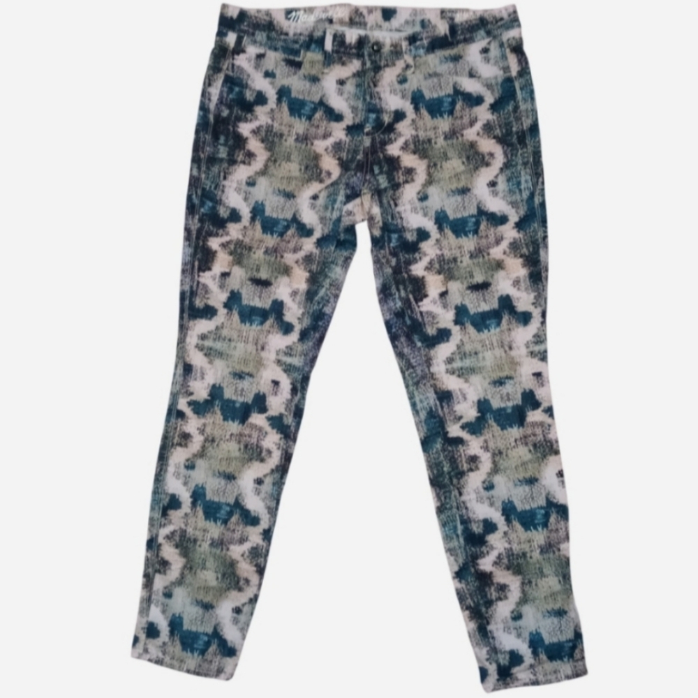 Madewell Skinny Skinny Ankle Printed Jeans
